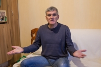 Віктор Козюк під час інтерв'ю (2 жовтня 2022 р.)