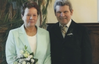 With her husband František in 2014