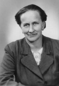 Maternal grandmother Trojanová who also helped partisans during the Second World War