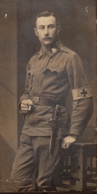 Otec Karel Štencl cca v roce 1914