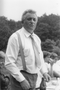 Otec Jan Šimsa v roce 1987