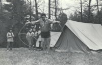 Sraz střediska Ostříž roku 1969