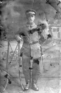 A. Foltýnková's grandfather Johann Kania / 1916