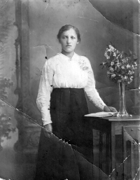 A. Foltýnková's mother Eufemie Drechslerová, born Kaniová / in the 1920s