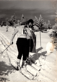 Stanislav Groh during a 30 km race in 1976 