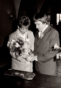 Druhá svatba v roce 1987
