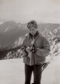 Manželka Jaroslava, Luční hora, 1986