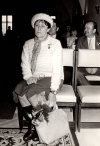 Maminka Věra Grohová, rozená Brázdová