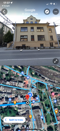 the house of the Sterns, it was next door to the house of the Schlessingers