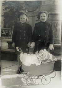 Margita with her friend Oľga Ďurčanská