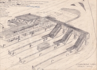 Návrh podoby opavského autobusového nádraží od Pavla Švandy