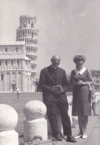 Se strýčkem Tomášem Špidlíkem v Pise
