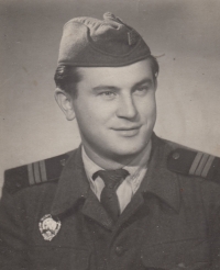 Jan Hrad as a sergeant in 1967