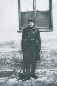 Jan Hrad's dad at the artillery regiment