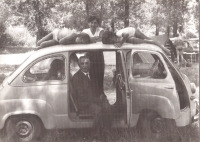 Z rodinného výletu na Karlštejn