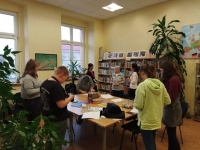 Natáčení rozhovoru s paní Benovou