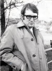 Jiří Fiala během studií, 1964 - 1965