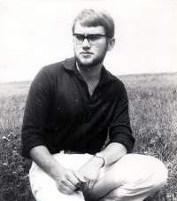 Jiří Fiala během studií, 1964 -1965