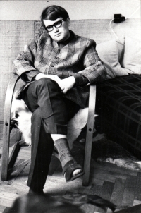 Jiří Fiala jako středoškolský profesor, Pardubice,1971