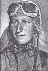 Tatínek Karel Bittner jako pilot Luftwaffe, Stavanger v Norsku, 1940
