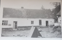 The family Kolář farmstead in Temelínec (pulled down during Temelín nuclear power plant construction)