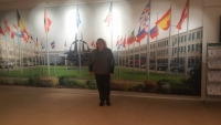  Елліна Шнурко-Табакова в штаб-квартирі НАТО (Брюсель)