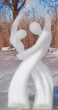 Ledové sochy z dílny Josefa Dufka 