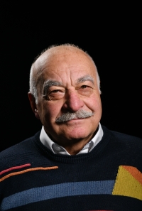 Josef Dufek ve studiu Paměti národa, 2022