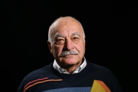 Josef Dufek ve studiu Paměti národa, 2022