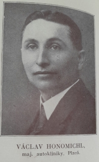 Václav Honomichl, witness's grandfather