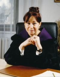 Ivana Janů as a judge of the Constitutional Court in 1996