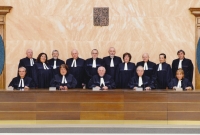 The Constitutional Court of the second generation. Ivana Janů is the first from the right
