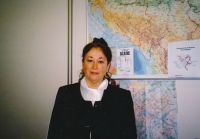Ivana Janů v Haagu v roce 2003
