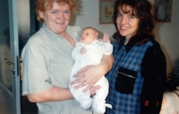 Her first granddaughter, 2000