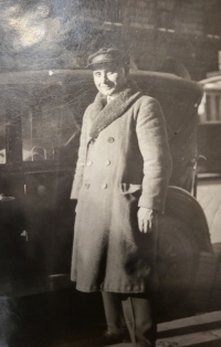 Grandfather Ernest in May 1946, Benešova 18, Bratislava