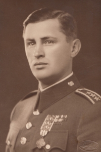 Lieutenant Colonel Josef Mašín, father of Ctirad Mašín, in the second half of the 1930s