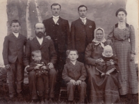 Polívka family, Josef and Olga with children
