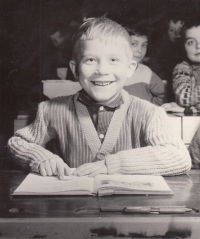 Štefan Škulavík in the first grade