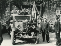 Pohřeb Konstantina Alexejeviče Korovina v Holicích, 24. května 1945