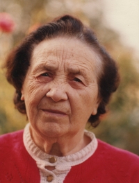 Anežka Bromová-Korovinová in Kostelec nad Orlicí, 1996