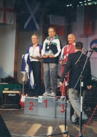 At the World Cross-Country Championships in Ustron, Poland, 2001