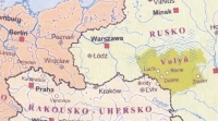 Mapa Volyně