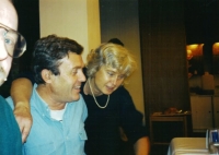 Jan Mandelík with his wife Dagmar, 1994