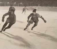 Jiří Sekyra at the winter Olympics in Cortina d’Ampezzo, 1956 