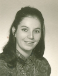 Jana Weinerová Šmídová in 1968