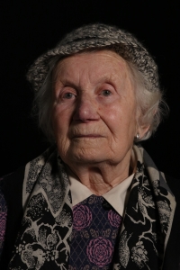 Jarmila Hermanová při natáčení v roce 2023