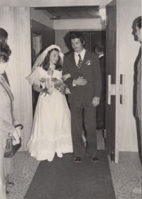 Svatba s Vlastou v Turnově roku 1976
