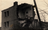 Následky bombardování Zlína, 1944