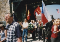 Výroční pietní akt v Mauthausenu v roce 1996