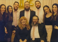 Eva Jerochim with her family in 2022